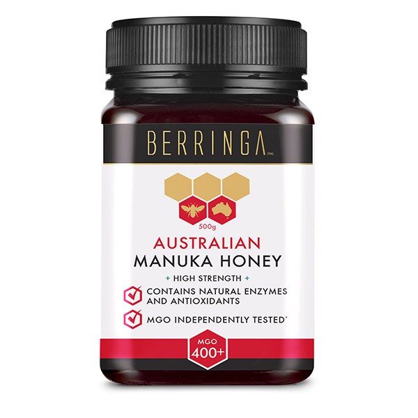 Berringa 400MGO Raw The Super Manuka Honey (500g, tub)