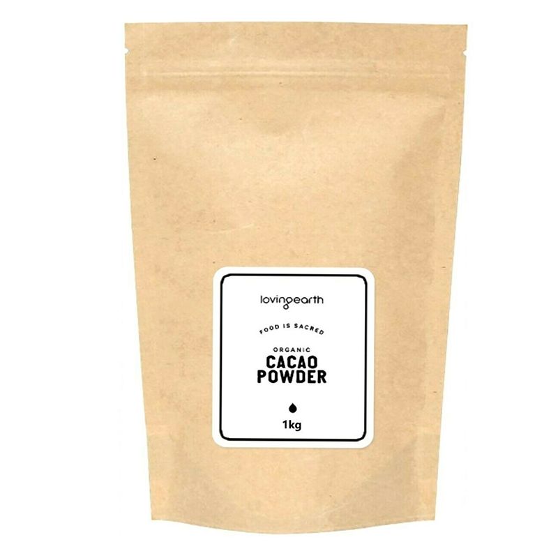 Cacao Powder Single Origin Fair Trade Loving Earth Organic (1kg)