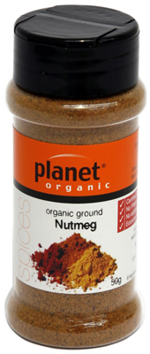Nutmeg Ground Planet Organic Organic (50g, shaker)